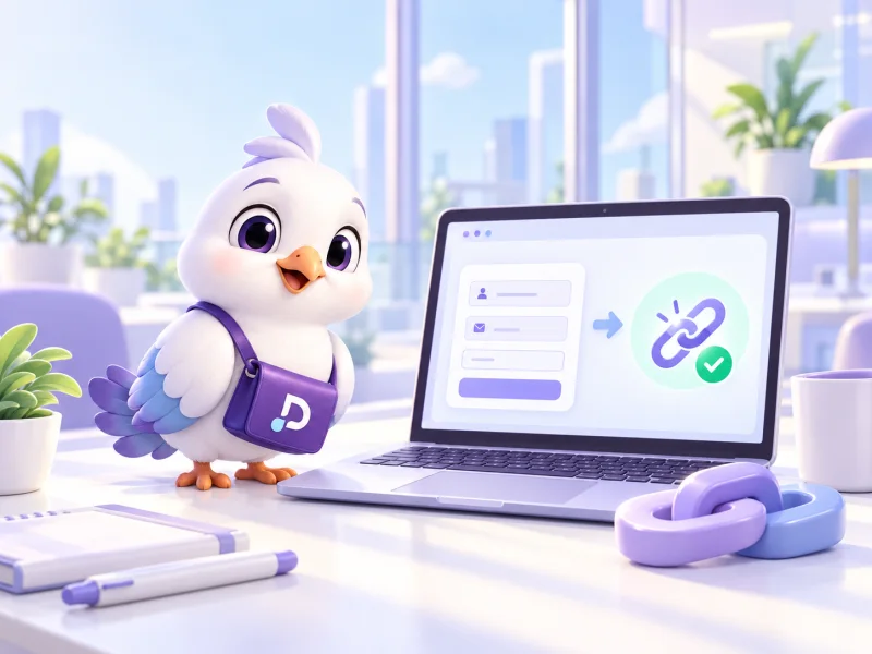 Kod yazmadan form bağlantısını anlatan Davetify güvercini